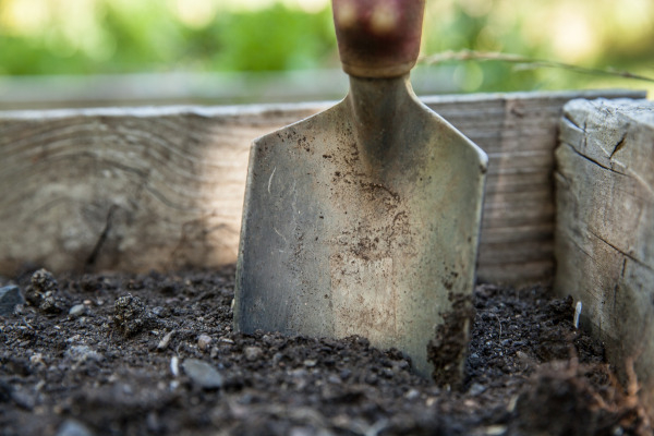 Terreau du compost et bêche © Pixabay